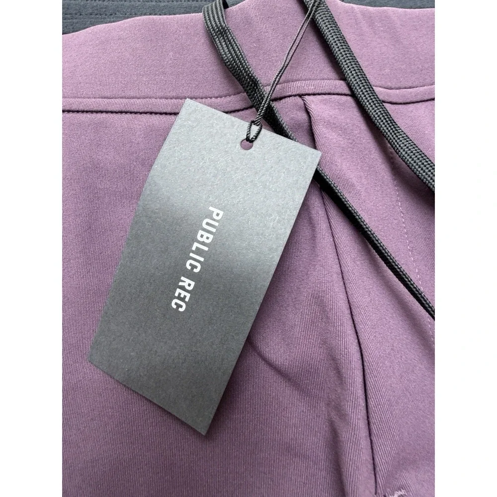 Public Rec All Day Every Day Jogger Mens 38x32 Purple Stretch Performance NWT